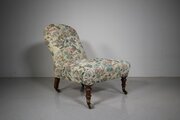 Early Howard & Sons Antique Upholstered Side Chair