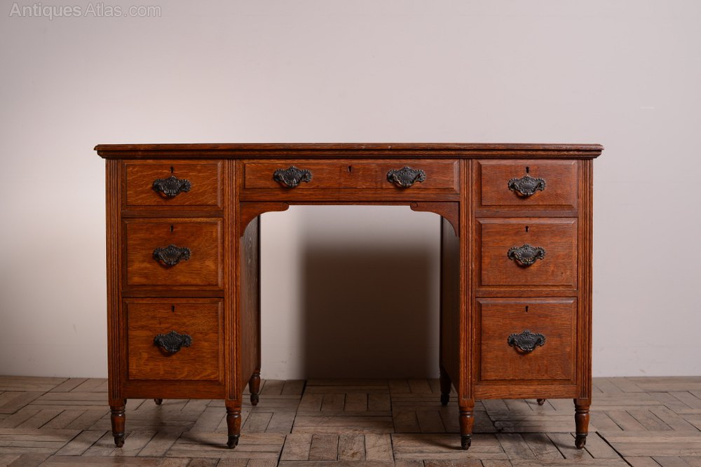 Edwardian Antique Writing Desk . Shapland & Petter Antiques Atlas