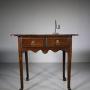 English 18th Century Antique Oak Lowboy Table 