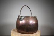 English 19th Century Antique Copper Cooking Pot