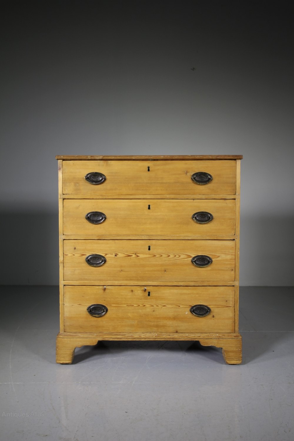 English Regency Antique Pine Chest Of Drawers Antiques Atlas