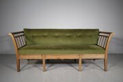 Fabulous English Antique Oak Sofa / Window Seat 