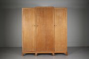 Fabulous Heals 1920’s Oak Triple Wardrobe – Splits