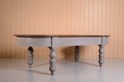 Fabulous Mahogany Topped Antique Coffee Table