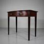 Georgian Bow Fronted Antique Mahogany Side Table