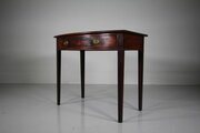 Georgian Bow Fronted Antique Mahogany Side Table