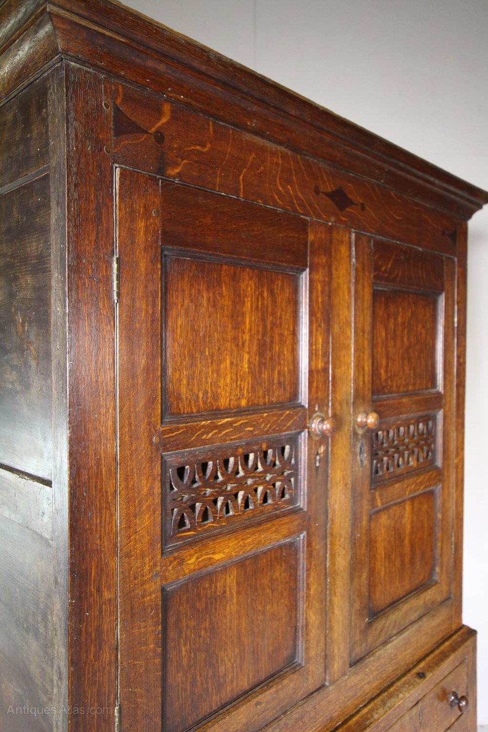 Welsh Antique Bread & Cheese Oak Cupboard Antiques Atlas