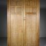 Heals 1920s Fitted Oak Wardrobe - Labelled 