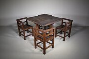 Heals Amazing Antique Garden Dining Table  Chairs