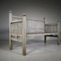 Heals -London Edwardian Antique Teak Garden Bench