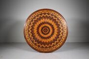  Irish 19th C Antique Killarney Inlaid Table Top