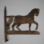 Large 19th Century Antique Metal Horse Weathervane