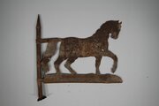 Large 19th Century Antique Metal Horse Weathervane
