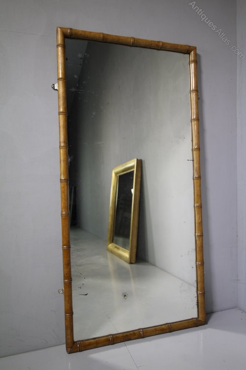 Antiques Atlas Large 19th Century Faux Bamboo Antique Mirror Large 19th Century Faux Bamboo Antique