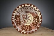 Large 19th Century Slipware Seaton Pottery Bowl