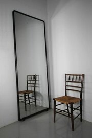 Large English 19th C Antique Outfitters Mirror 