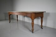 Large English 19th C Antique Pine Dining Table