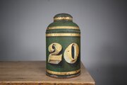  Large English 19th Century Toleware Tea Tin