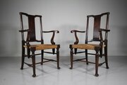 Pair Of 19thC William Morris Antique Tabard Chairs