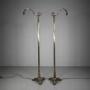 Pair of English Edwardian Antique Floor Lamps – Rewired