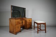Quality Cotswold School 30s Dressing Chest & Stool