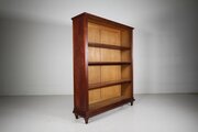 Quality Large 19th Century Antique Open Bookcase 