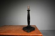 Quality Tall Antique Marble Table Lamp – Rewired 