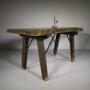 Rare 18th C Primitive English Antique Oak Table