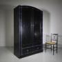 Rare Heals Antique Painted Pine Wardrobe 
