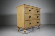Regency Original Painted Pine Chest Of Drawers