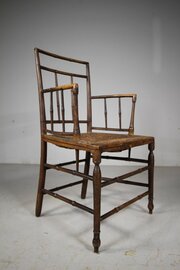 Regency Original Painted & Decorated Antique Chair