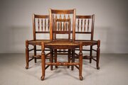 Set Four Shropshire Country Antique Dining Chairs