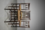 Set Of Four Regency Antique Faux Bamboo Chairs 