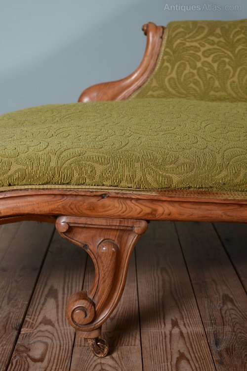 Very Shapely English Antique Chaise Longue Antiques Atlas