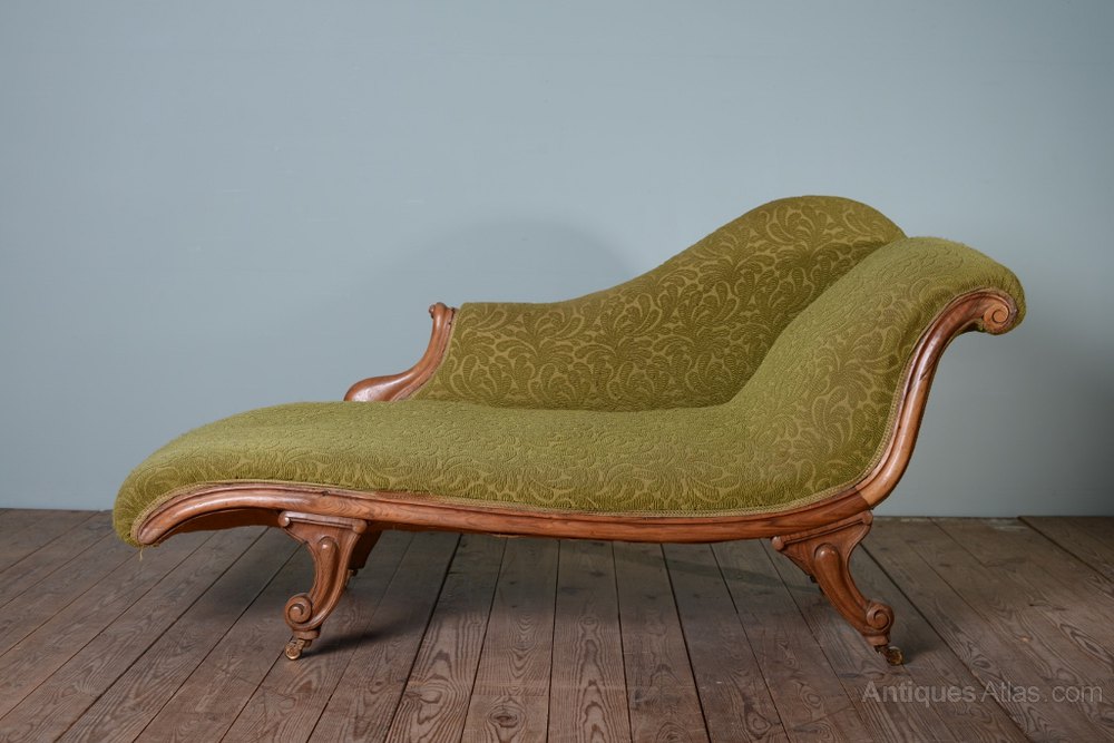 Very Shapely English Antique Chaise Longue Antiques Atlas
