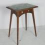 1920s Oak and Tile Lamp table