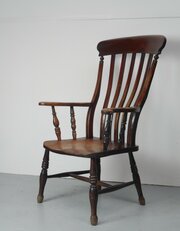 19th Century Farmhouse Country Armchair