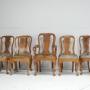 Set of14 Oak Dining Chairs