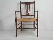 Arts & Crafts Rush Armchair