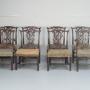 Fine Sert 8 Georgian Chairs