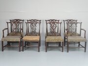 Fine Sert 8 Georgian Chairs