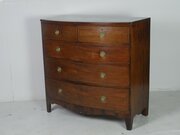 Georgian Bow Chest Of Drawers