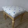 Giltwood & Gesso Shaped Stool