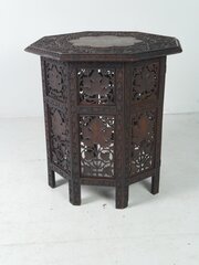 Indian Hexagonal Side Table