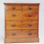 Large Campaign Tallboy Chest