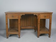 Light Oal Desk Leather Top