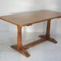 Mouseman Oak Refectory Dining Table