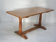 Mouseman Oak Refectory Dining Table