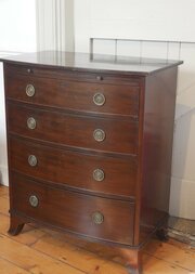 Neat Scottish Bow Chest Of Drawers