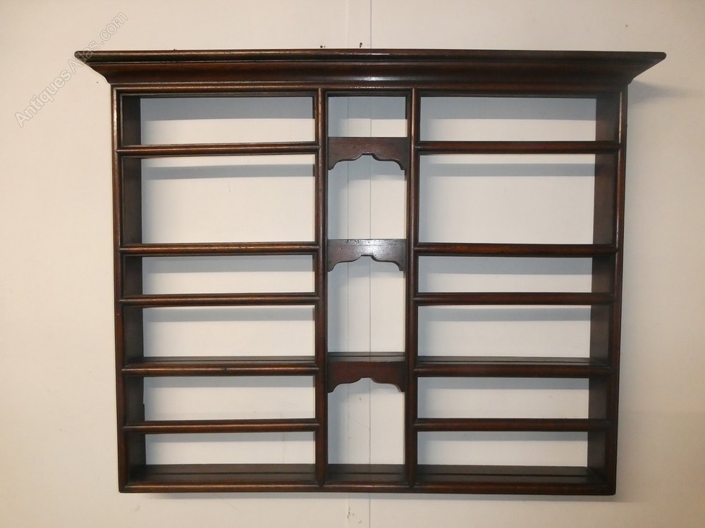 Oak Delft Wall Rack - Antiques Atlas